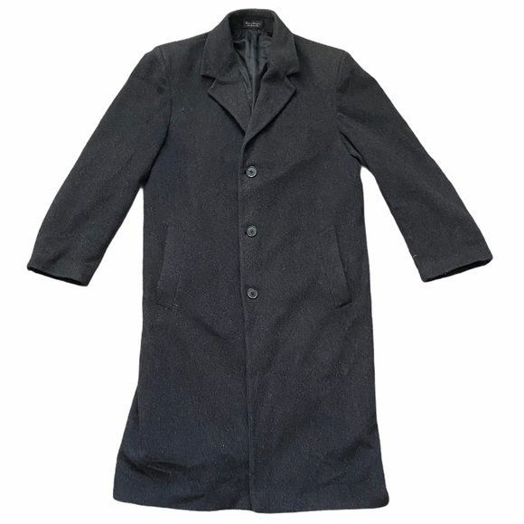 BRADLEY JONS Long Wool Cashmere Coat size 40 - Picture 1 of 9